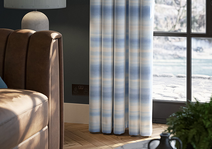 Ombre Velvet, Sky - Made to Measure Curtains - Image 5
